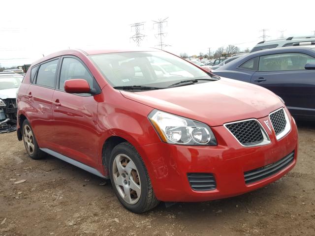 5Y2SP67899Z410890 - 2009 PONTIAC VIBE RED photo 1