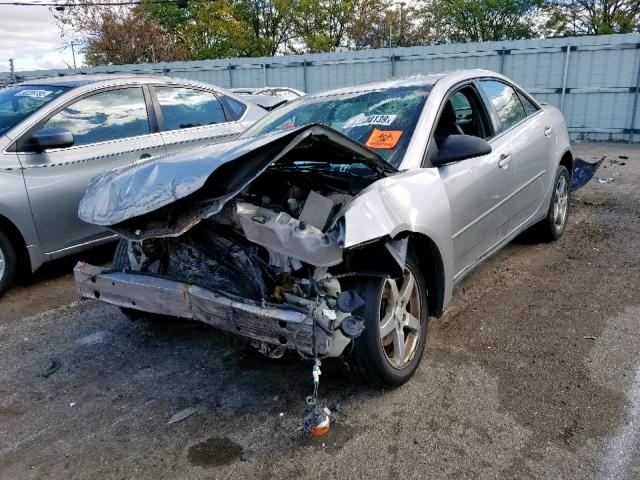 1G2ZH558264177439 - 2006 PONTIAC G6 GT SILVER photo 2