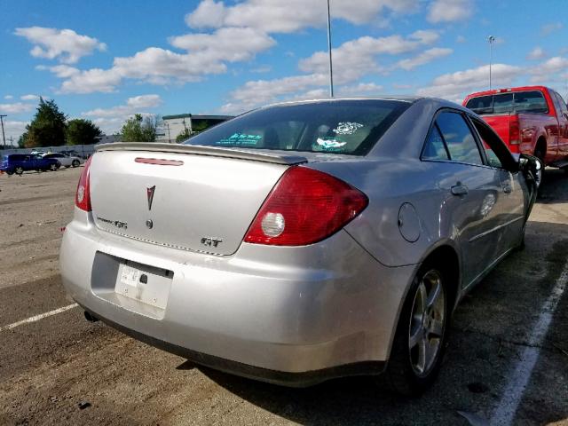 1G2ZH558264177439 - 2006 PONTIAC G6 GT SILVER photo 4