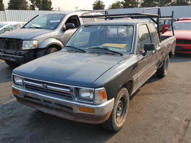 JT4RN93P4R5091487 - 1994 TOYOTA PICKUP 1/2 GREEN photo 2