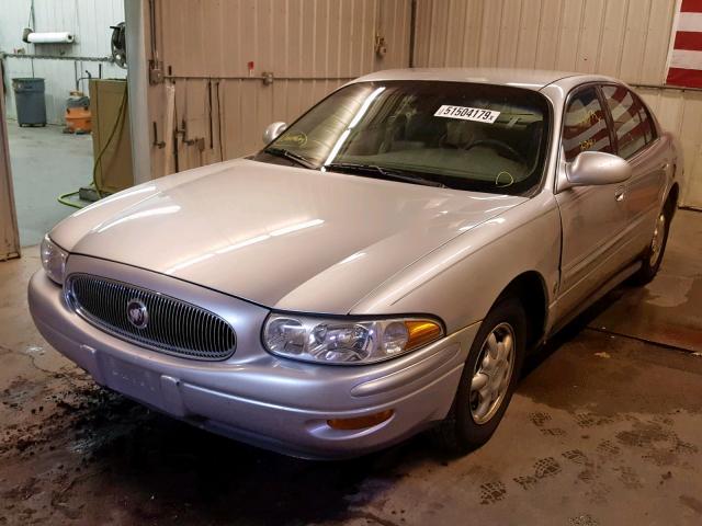 1G4HR54KX1U297317 - 2001 BUICK LESABRE LI SILVER photo 2