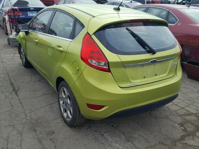 3FADP4FJ4DM108991 - 2013 FORD FIESTA TIT GREEN photo 3