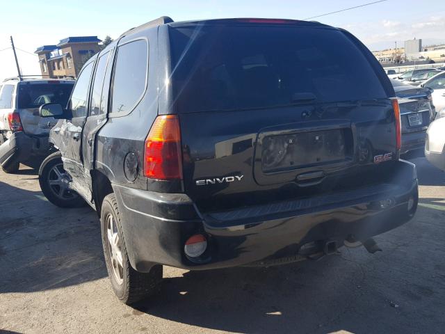 1GKDT13S262309708 - 2006 GMC ENVOY BLACK photo 3