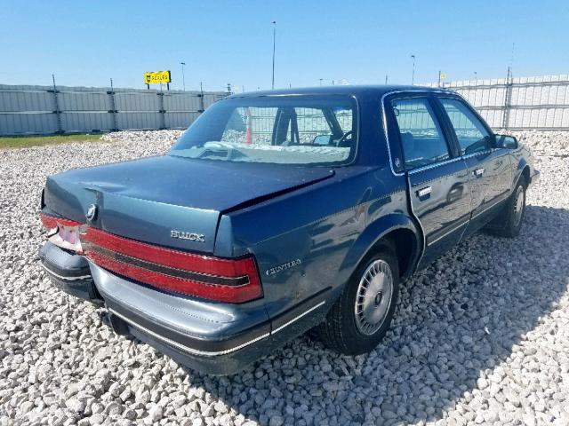 1G4AG54N2N6433662 - 1992 BUICK CENTURY SP GREEN photo 4