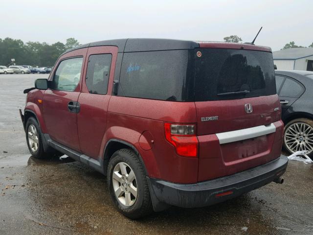 5J6YH2G75AL000080 - 2010 HONDA ELEMENT EX RED photo 3