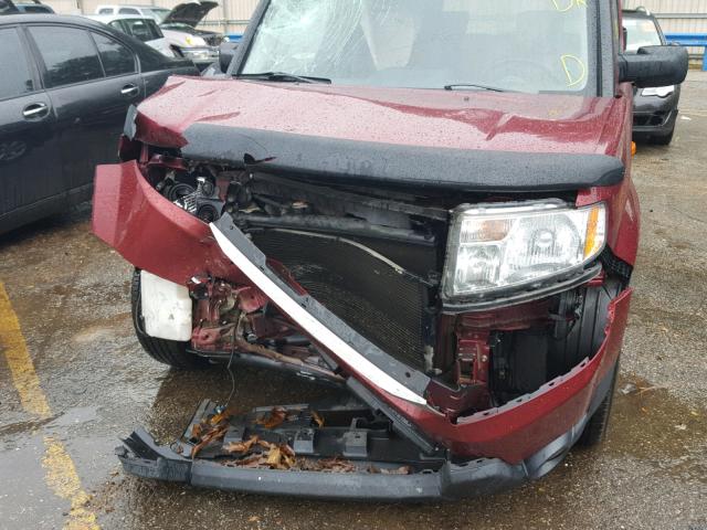 5J6YH2G75AL000080 - 2010 HONDA ELEMENT EX RED photo 9