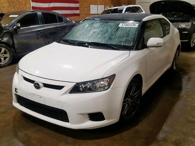 JTKJF5C75D3056652 - 2013 TOYOTA SCION TC თეთრი ფოტო 2
