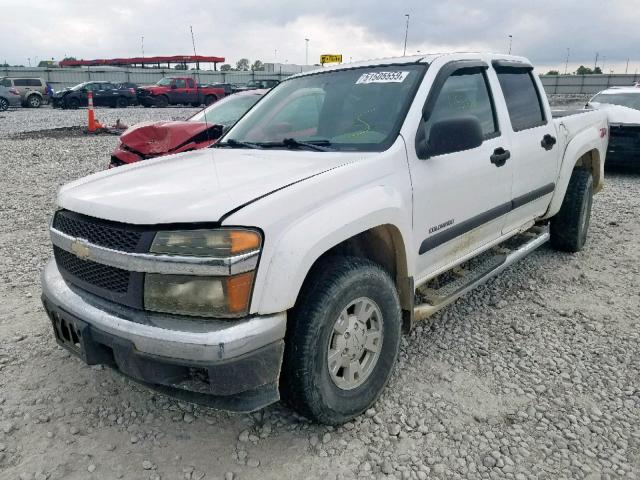 1GCDT136348140131 - 2004 CHEVROLET COLORADO WHITE photo 2