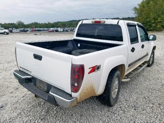 1GCDT136348140131 - 2004 CHEVROLET COLORADO WHITE photo 4