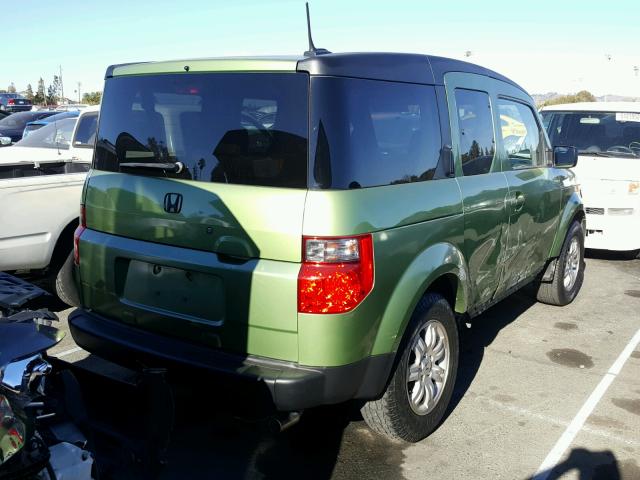 5J6YH18786L016306 - 2006 HONDA ELEMENT EX GREEN photo 4