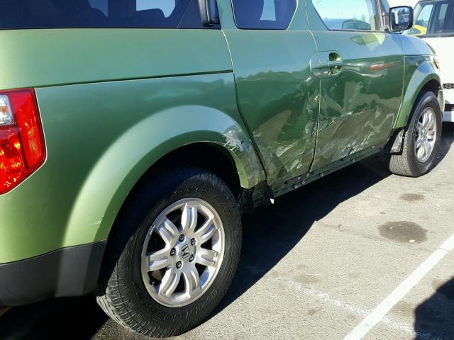 5J6YH18786L016306 - 2006 HONDA ELEMENT EX GREEN photo 9