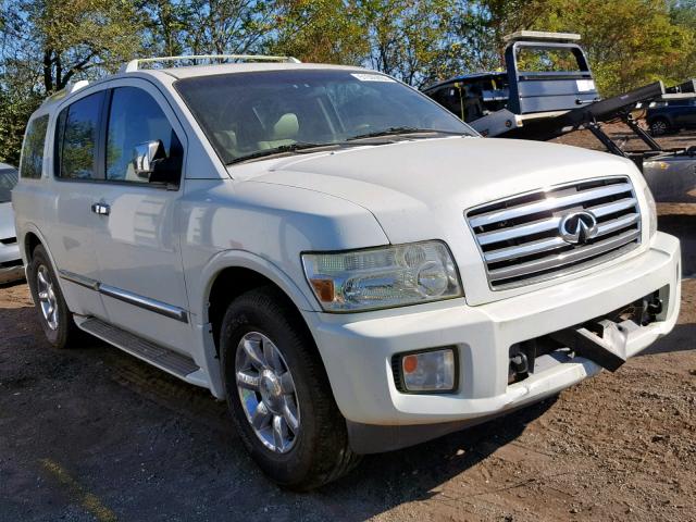 5N3AA08C95N806657 - 2005 INFINITI QX56 WHITE photo 1