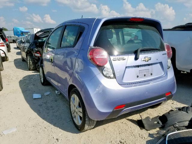 KL8CB6S91FC745314 - 2015 CHEVROLET SPARK LS PURPLE photo 3