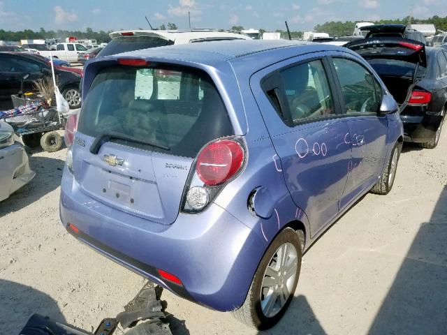 KL8CB6S91FC745314 - 2015 CHEVROLET SPARK LS PURPLE photo 4