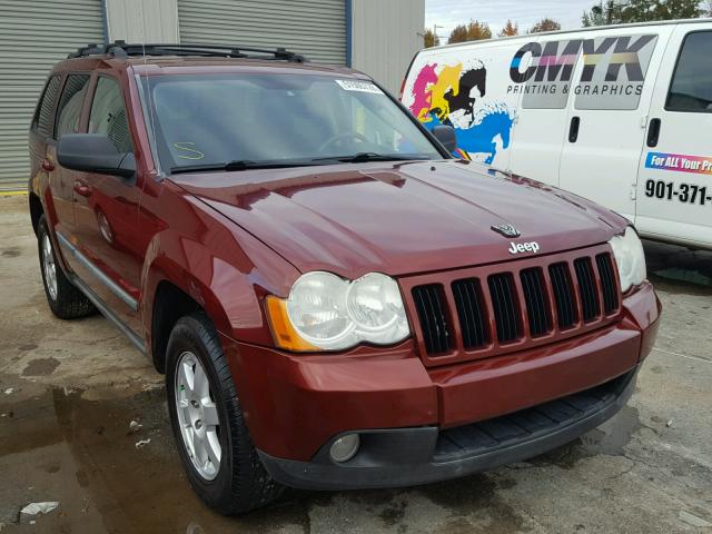 1J8GS48K38C142299 - 2008 JEEP GRAND CHER MAROON photo 1