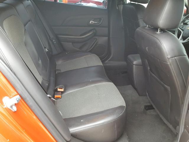 1G11C5SL6FF309762 - 2015 CHEVROLET MALIBU 1LT ORANGE photo 6