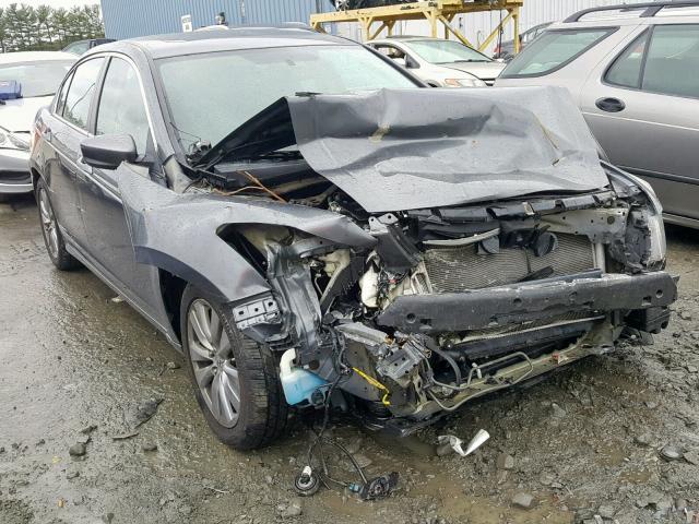 1HGCP2F80BA140307 - 2011 HONDA ACCORD EXL GRAY photo 1