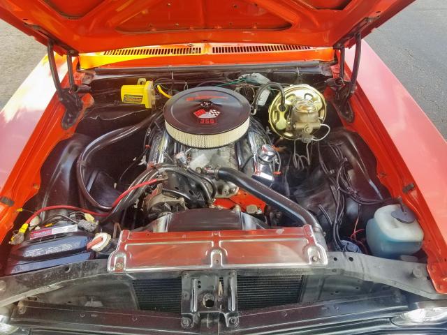 0000113271W246404 - 1971 CHEVROLET NOVA ORANGE photo 10