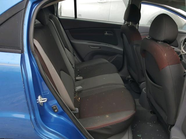 KNADE163886336835 - 2008 KIA RIO 5 SX BLUE photo 6