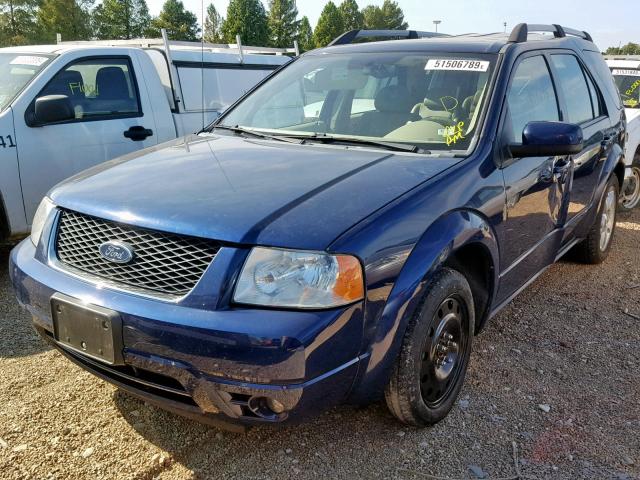 1FMDK06135GA55628 - 2005 FORD FREESTYLE BLUE photo 2