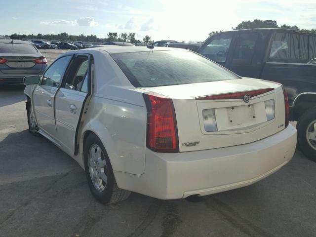 1G6DP567150191906 - 2005 CADILLAC CTS HI FEA WHITE photo 3