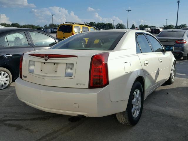 1G6DP567150191906 - 2005 CADILLAC CTS HI FEA WHITE photo 4