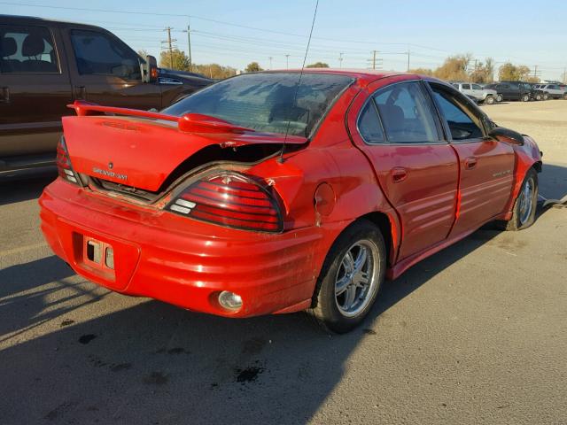 1G2NF52F52C108980 - 2002 PONTIAC GRAND AM S RED photo 4