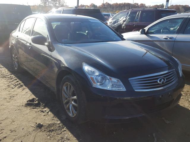 JNKCV61F09M350544 - 2009 INFINITI G37 BLACK photo 1