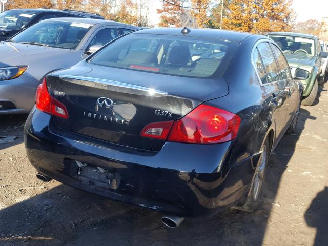 JNKCV61F09M350544 - 2009 INFINITI G37 BLACK photo 4