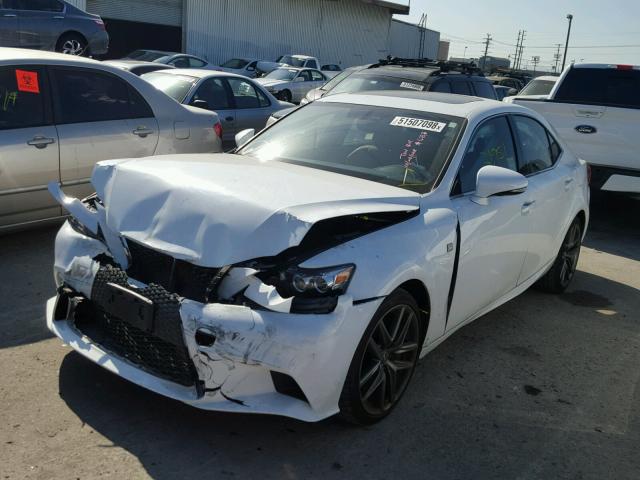 JTHBA1D27G5001438 - 2016 LEXUS IS 200T WHITE photo 2