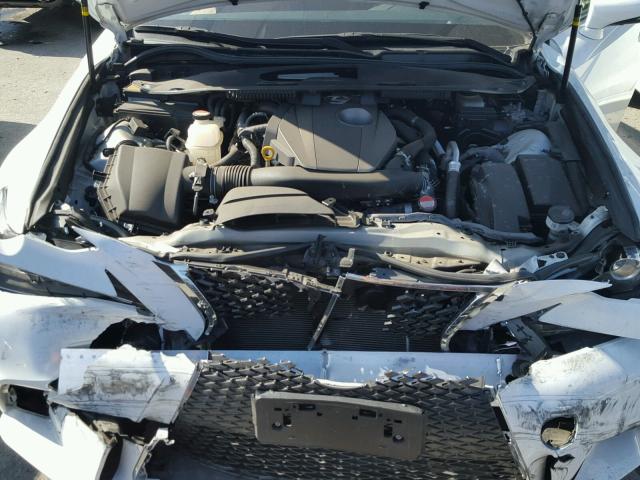 JTHBA1D27G5001438 - 2016 LEXUS IS 200T WHITE photo 7