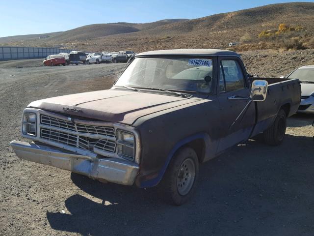 D14JT9S106304 - 1979 DODGE D SERIES GRAY photo 2