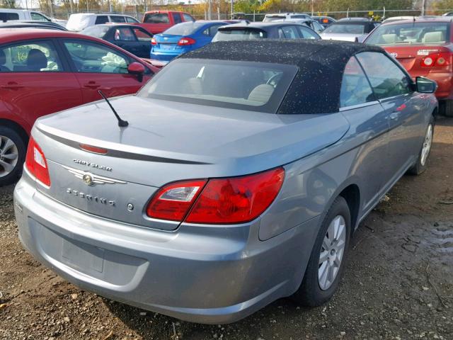 1C3LC45B59N515375 - 2009 CHRYSLER SEBRING LX SILVER photo 4