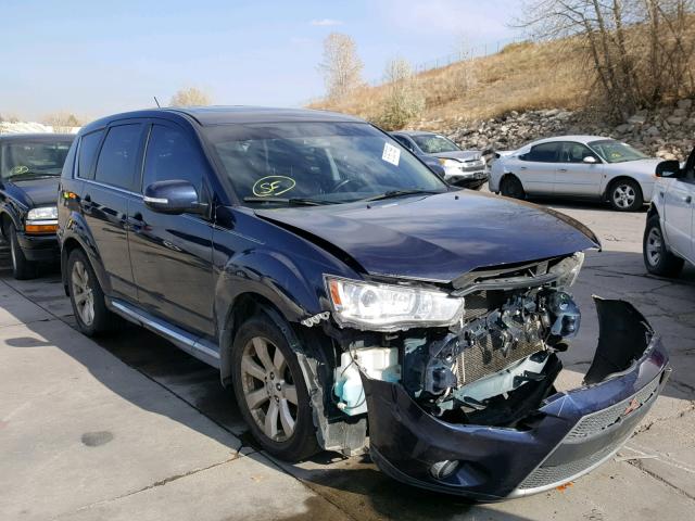 JA4JT5AX9AZ012191 - 2010 MITSUBISHI OUTLANDER BLUE photo 1