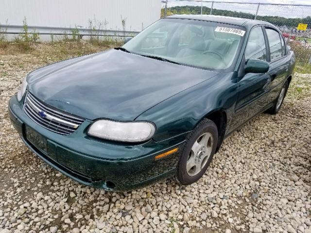 1G1NE52J92M594408 - 2002 CHEVROLET MALIBU LS GREEN photo 2