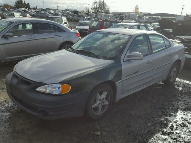 1G2NV52E2YC549274 - 2000 PONTIAC GRAND AM G SILVER photo 2