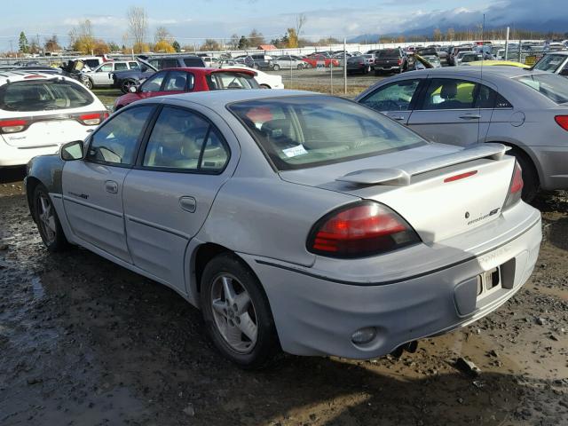 1G2NV52E2YC549274 - 2000 PONTIAC GRAND AM G SILVER photo 3