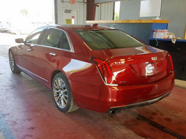 1G6KF5RS5JU113870 - 2018 CADILLAC CT6 PREMIU RED photo 3