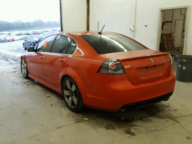 6G2EC57Y88L143012 - 2008 PONTIAC G8 GT ORANGE photo 3