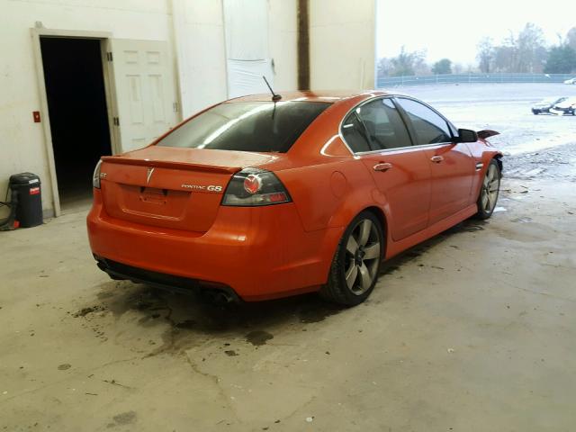 6G2EC57Y88L143012 - 2008 PONTIAC G8 GT ORANGE photo 4