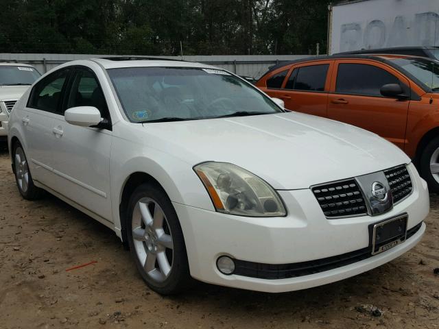 1N4BA41E04C881431 - 2004 NISSAN MAXIMA SE WHITE photo 1