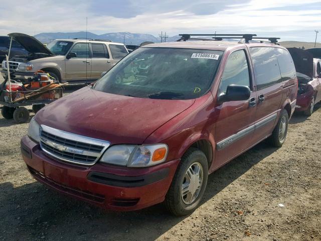 1GNDX03EX4D174118 - 2004 CHEVROLET VENTURE BURGUNDY photo 2