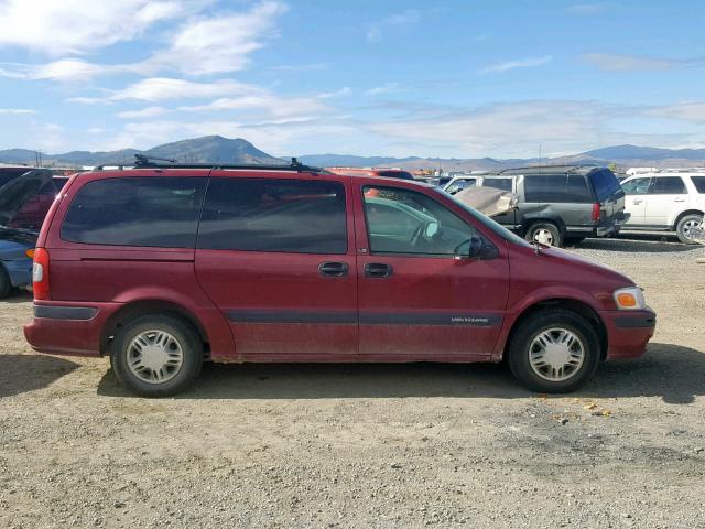 1GNDX03EX4D174118 - 2004 CHEVROLET VENTURE BURGUNDY photo 9