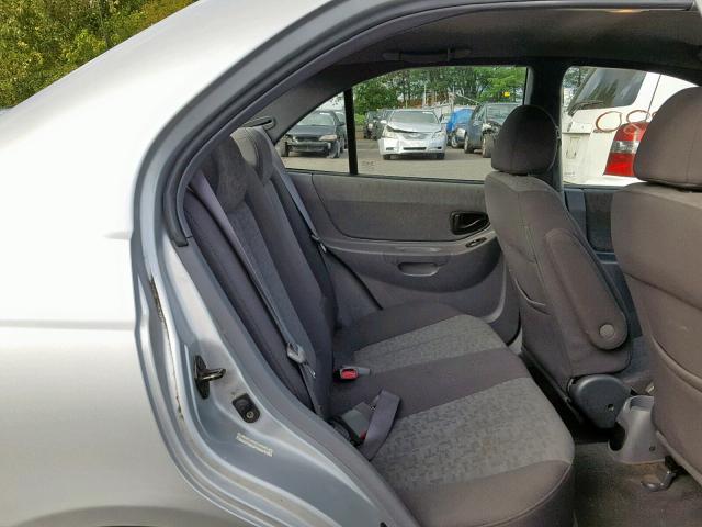 KMHCG45C34U524031 - 2004 HYUNDAI ACCENT GL SILVER photo 6