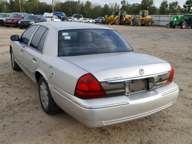 2MEHM75V67X613903 - 2007 MERCURY GRAND MARQ SILVER photo 3