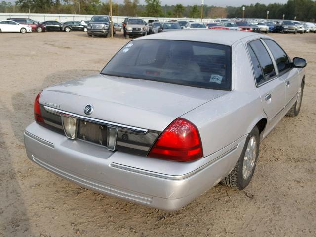 2MEHM75V67X613903 - 2007 MERCURY GRAND MARQ SILVER photo 4