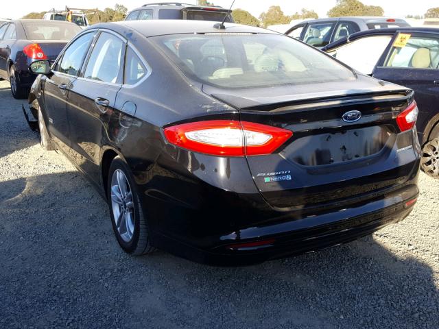 3FA6P0SU9GR329611 - 2016 FORD FUSION TIT BLACK photo 3