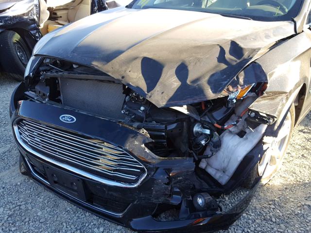 3FA6P0SU9GR329611 - 2016 FORD FUSION TIT BLACK photo 9