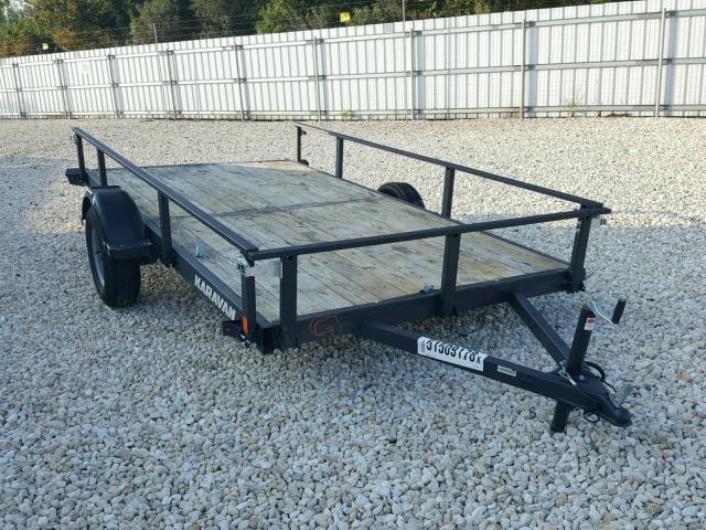 5KTUS1611JF551354 - 2018 ALLOY TRAILER UTILITY BLACK photo 1