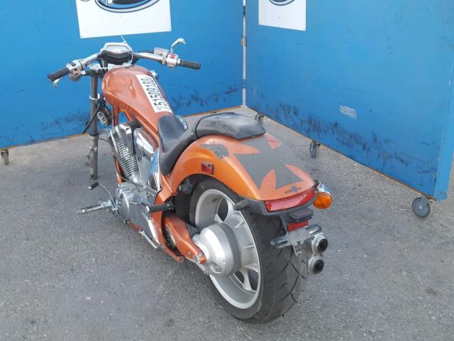 JH2SC6107BK100077 - 2011 HONDA VT1300 CX ORANGE photo 3